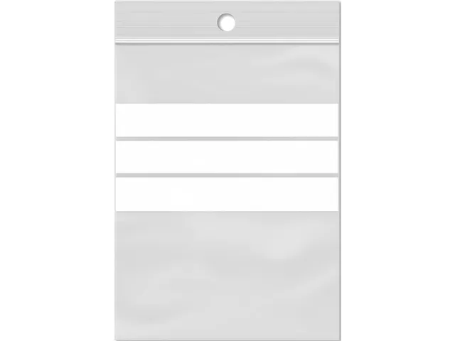 Gripsealzakje 160x230mm met schrijfvlak 1000 Stuks