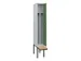locker voor scheiding van kleding,HxBxD 2120x300x815mm,1vak