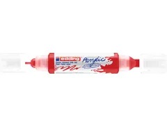 Acrylmarker edding e-5400 3D double liner verkeersrood