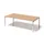 vergadertafel/directiebureau,HxBxD 740x2400x1200mm,rechthoekig