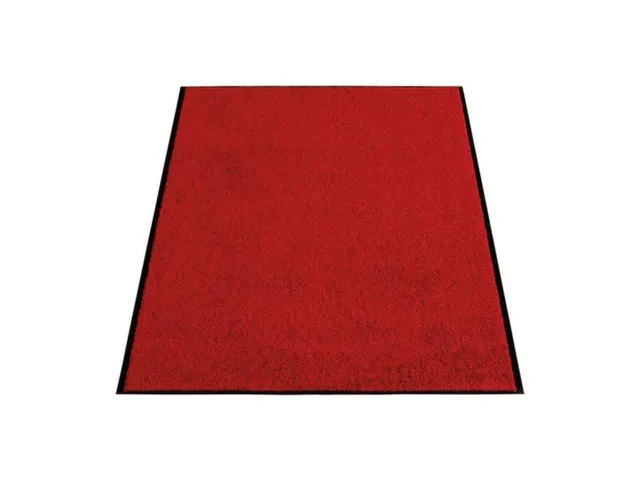 Schoonloopmat Binnen 90x150 Wasbaar Rood