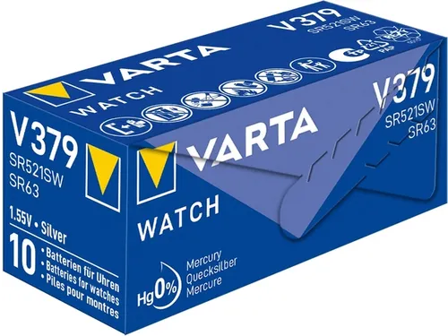 Batterij VARTA knoopcel V379/SR63 zilver