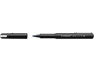Fineliner STABILO dr!ver medium punt 0.8 mm Blauw - 5