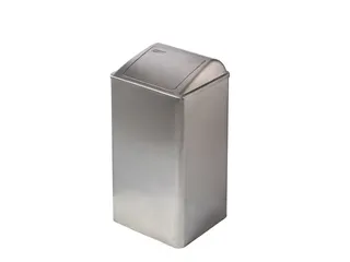 Afvalbak Rvs 65 Liter Met Push Klep - 2