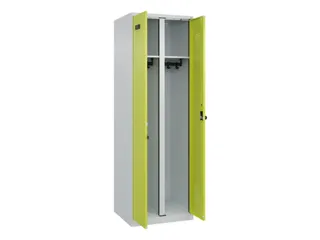 locker voor scheiding van kleding,HxBxD 1850x600x500mm,2vak - 1