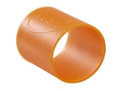 Hygiene rubber band, oranje, 26mm, secundaire kleurcodering