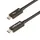 1 meter Thunderbolt 4 kabel 40Gbps, 100W Power Delivery en 4K/8K video