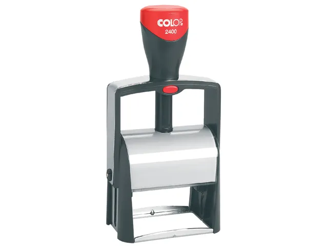 Tekststempel Colop 2300 +bon 7regels 44x29mm zwart