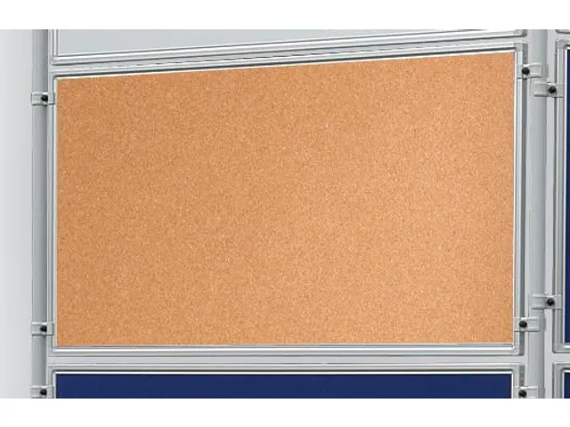 Presentatiewand Hxb 60X120Cm Aluminium Frame Kurk