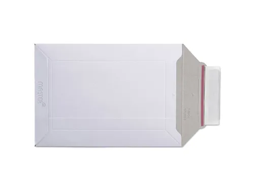 Karton Envelop Wit 248x351x50mm 500gram Kleefbare Strip 100 Stuks
