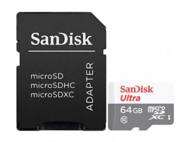 64GB SanDisk Ultra microSDXC + SD Adapter