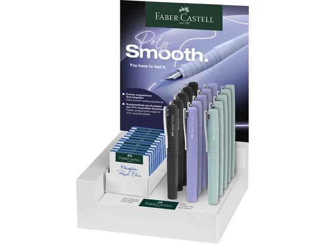 Vulpen Faber-Castell Poly Pen F en M 15st in display