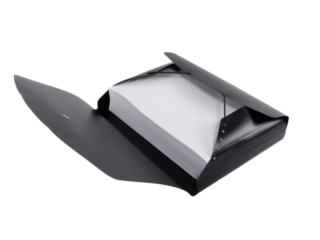 elastomap A4 Jumbo zwart met extra ruime capaciteit
