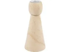 Kandelaar Creativ Company hout conisch 14.5cm