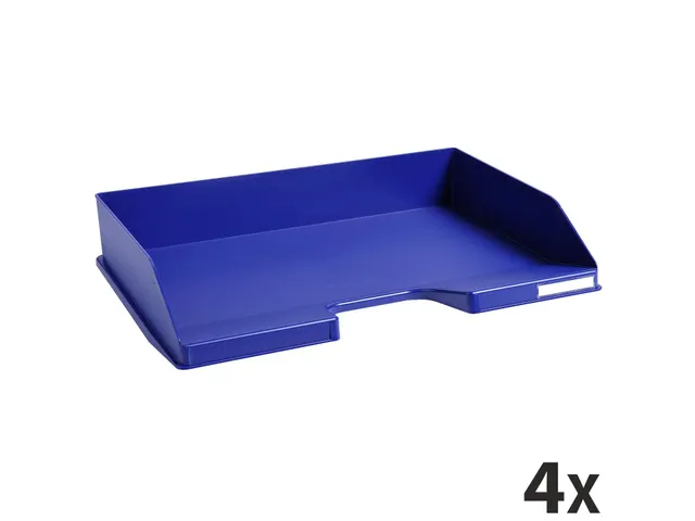 Brievenbak COMBO hor izontaal do-blauw