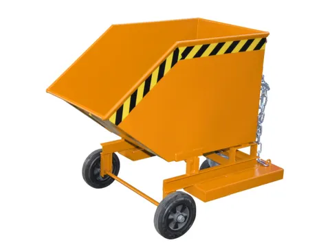 Kiepbak 990x820x1110mm 250l M. Wielen Vorksloffen Ral 2000