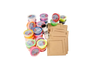 Klei Foam Clay basic 10 x 35gr 10 kleuren - 4