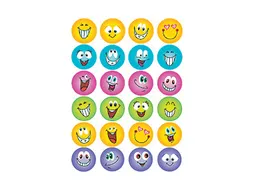Sticker Etiket Herma 6818 Smiley Glitter Folie 24 stuks