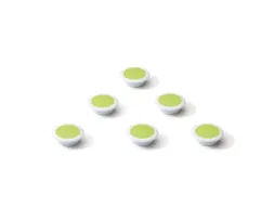 Glasbordmagneet 30mm Groen Rond Extra Sterk 6 stuks