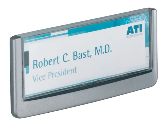 Deurbordje Durable Click sign 149x52.5mm grafiet