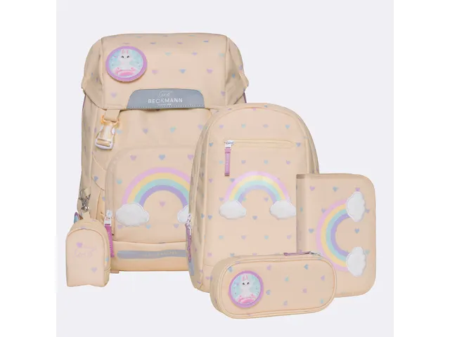Schooltasset Beckmann Classic Yellow Heart yellow 6dlg (Schooltas, gym