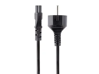 Laptop Stroomkabel 3 Meter EU Schuko Plug naar C5 Clover Leaf - 2