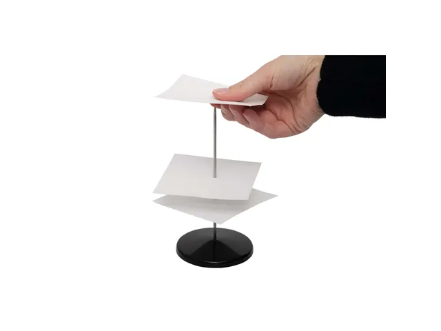 Pique-notes MAUL Ø8,5x17cm noir blister sans bouchon de protection