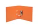 Classeur à levier PVC A4 dos de 50mm. - Orange