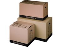 Smartbox Pro Cargobox 750x420x440mm, Enkellaags, bruin