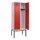 locker,HxBxD 2120x800x500mm,2vak,vak B 400mm,cil.-slot,voetonderstel