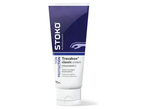 Huidbeschermer Travabon Classic tube 100ml doos 12 tubes