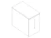 armoire à pharmacie HxlxP 720x450x800mm 1tiroir(s) finition blanc