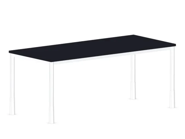 In hoogte verstelbaar bureau,HxBxD 720-840x1800x800mm,CC-zwart