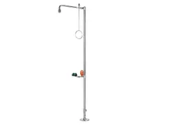Plens-/Oogdouche,2Sproeikoppen Vast,50L/Min,Aansluiting 1 1/4 Inch Bin