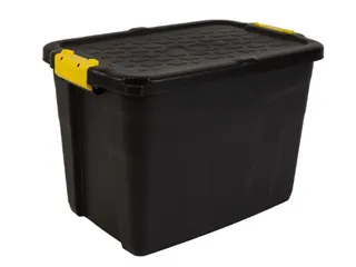 Opbergbox Bankers Box 60L met handgrepen robuust zwart - 1