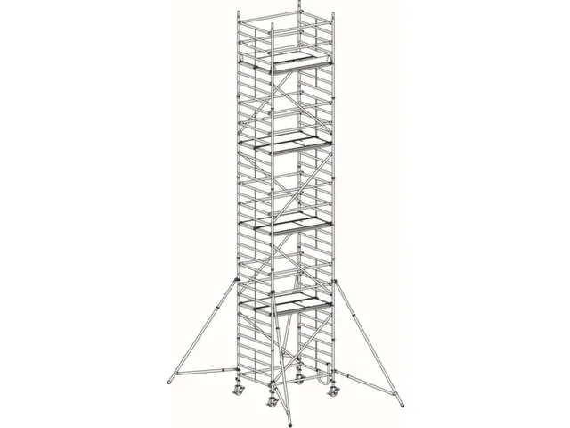 rolsteiger,reik H 10,4m,steiger H 9,64m,4platform(s),m. luik