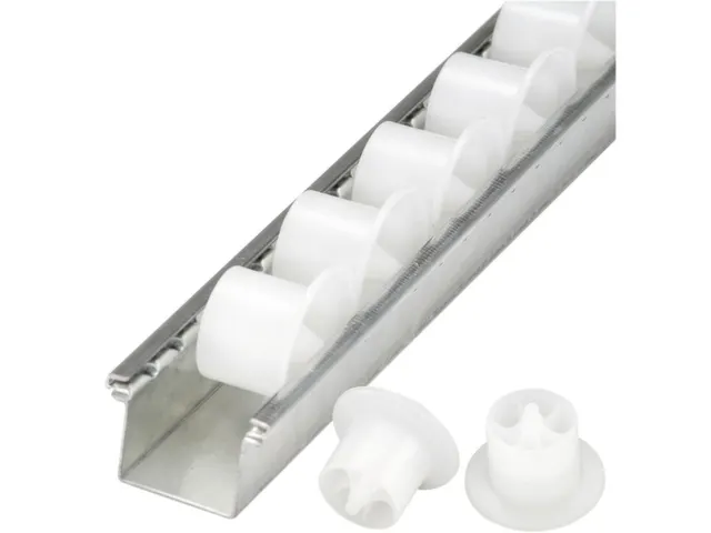 Rollenrails Spoorkransrollen Afstand 42mm L 3000mm Draagverm/rol 4kg