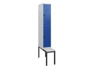 Dubbeldekse dekenkist,HxBxD 1950x300x815mm,1x2vak.,vak B 300mm - 1