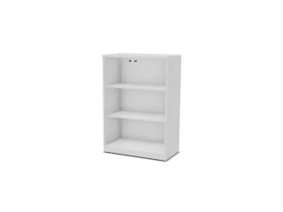 vitrinekast,HxBxD 1155x800x445mm,2xhouten vloer,3 OH,Bl-wit - 1