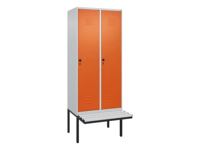 locker voor scheiding van kleding,HxBxD 2120x800x815mm,2vak