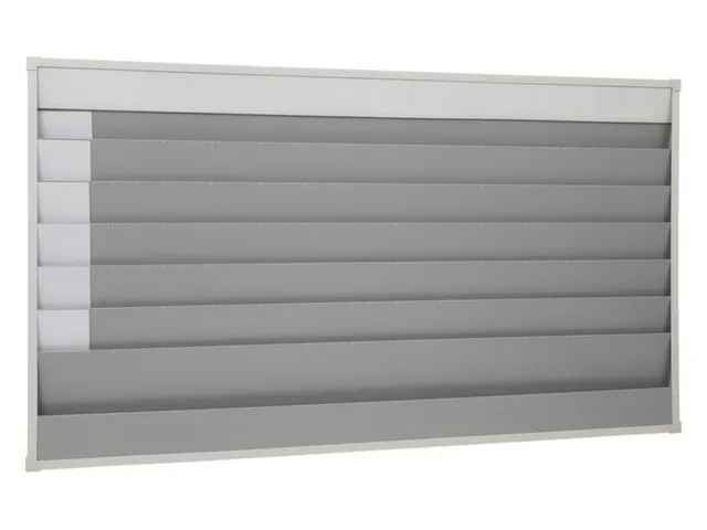 Werkplaats-/Opdrachtplanner Kunststof Profiel 918x1575mm 6 Rijen