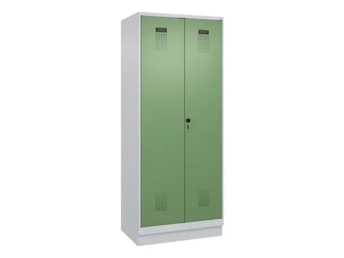 PBM-locker,HxBxD 1950x800x500mm,2vak,vak B 400mm,draaigrendel
