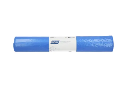 Afvalzak Hynex 70x110cm LDPE recycled T60 120L blauw rol à 20 stuks