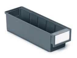 stellingbak,HxBxD 100x132x600mm,PP,rood