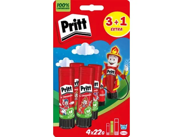 Original plakstift 22 g 3 + 1 gratis op blister
