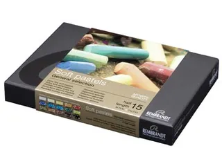 Softpastels, Starterset Met 15 Halve Pastels - 1