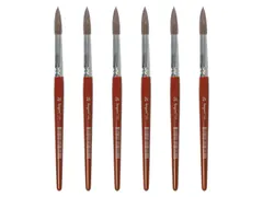 Penseel Kangaro Serie 120 rond Nr. 24 geitenhaar doos 6 stuks