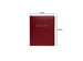 Gastenboek Alpille 2 6x22cm 140bl rood