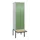 PBM-locker met bank,HxBxD 2120x600x815mm,2vak,vak B 300mm,cil.-slot