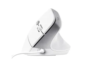Muis Trust ergonomisch BAYO II wit 25397 - 1